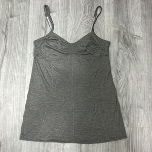 Bar III Camisole Tank Top Spaghetti Strap Lightweight Gray Size L - NWT